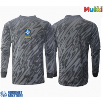 Brazil Golmanski Gostujuci Dres Copa America 2024 Dugi Rukav